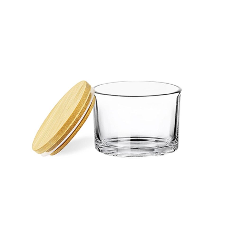 Candle Making Jars With Lids - Szklane pojemniki na świece z przezroczystego