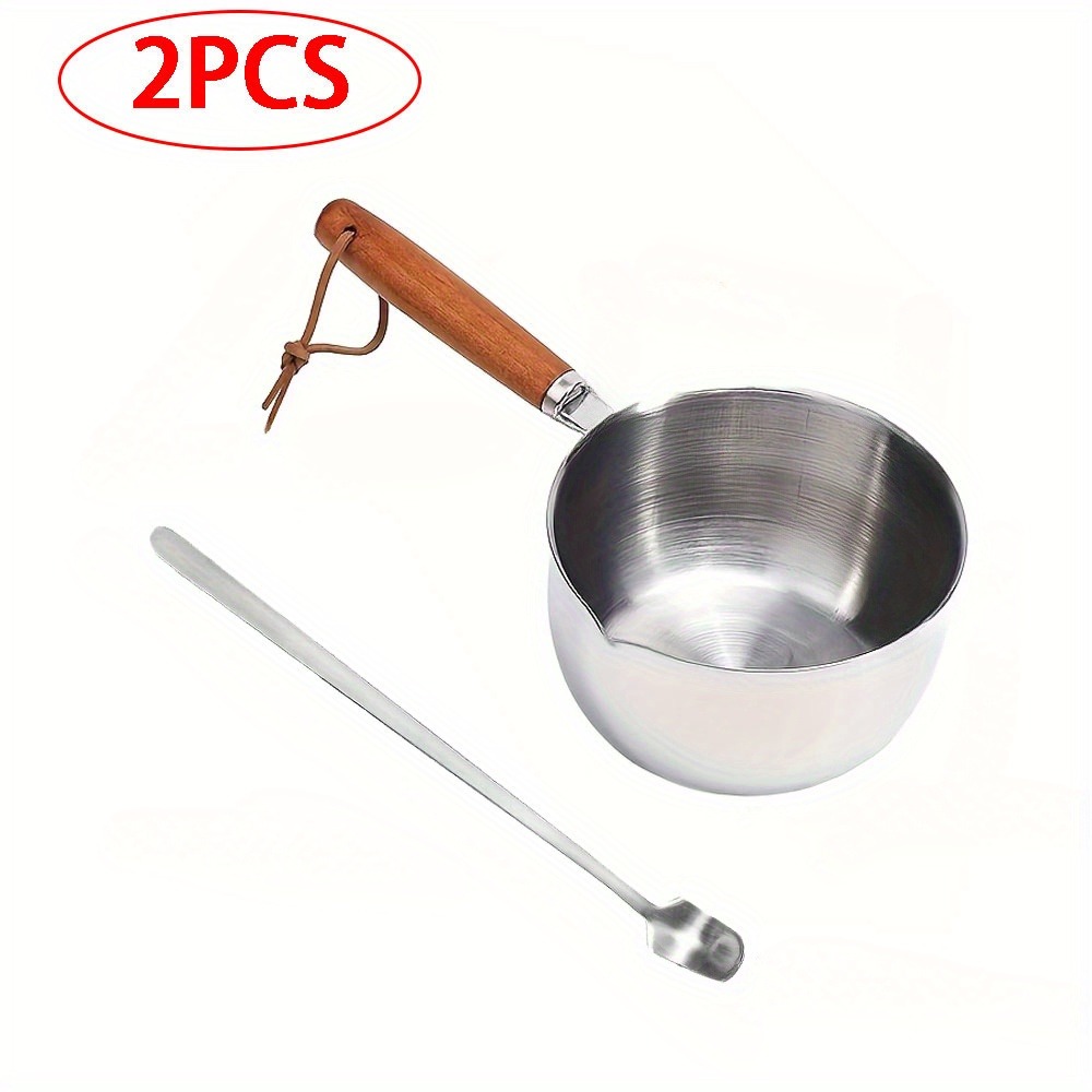 Candle Making Jug - 2 SZT./ZESTAW Drewniany uchwyt do topienia